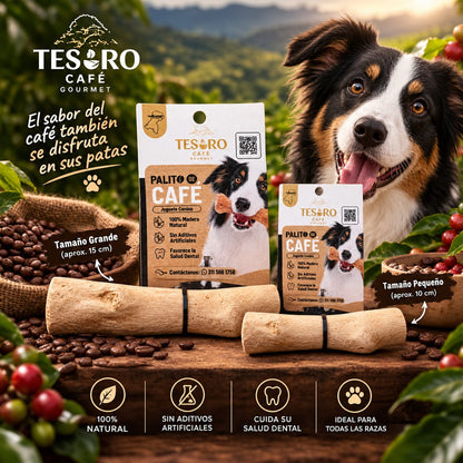 HUESO DE PALO DE CAFE PARA MASCOTAS